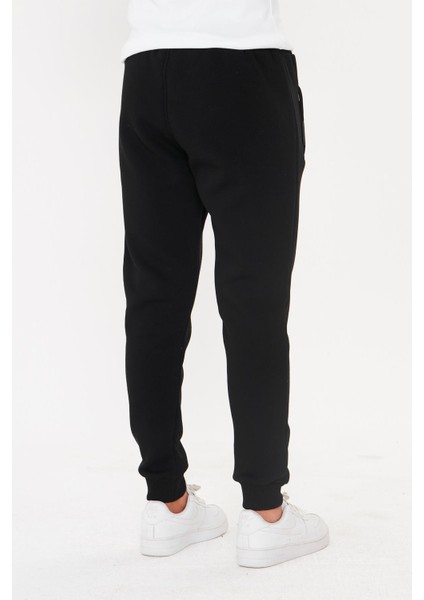 Erkek Kışlık 3 Iplik Eşofman Altı Siyah 5464-S