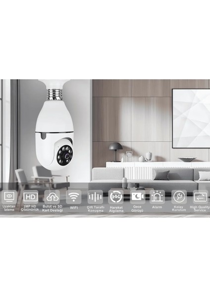 Wi-Fi Akıllı Panoramik Kamera