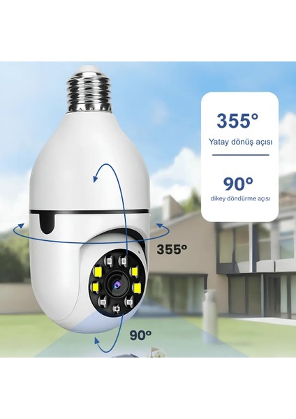Wi-Fi Akıllı Panoramik Kamera