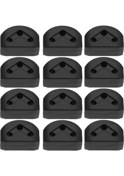 Lord Of The Tools 12 Adet 3 Delikli Köprü Boncukları Klasik Flamenko Gitar Boncukları Akustik Klasik Gitar Naylon Dize Halk Gitar Ukulele Müzik Aleti Aksesuarları, Siyah