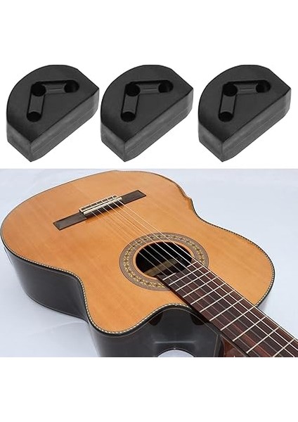 Lord Of The Tools 12 Adet 3 Delikli Köprü Boncukları Klasik Flamenko Gitar Boncukları Akustik Klasik Gitar Naylon Dize Halk Gitar Ukulele Müzik Aleti Aksesuarları, Siyah fiyatları