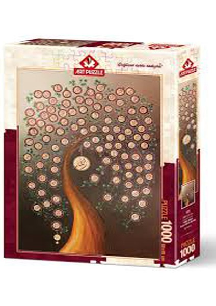 Puzzle 1000 Parça Allah In 99 Ismi 4365