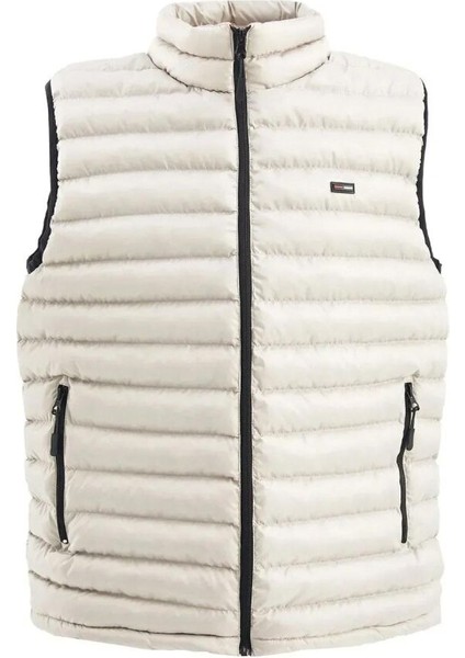 İçi Astarlı Su ve Rüzgar Geçirmez Cepli Erkek Yelek