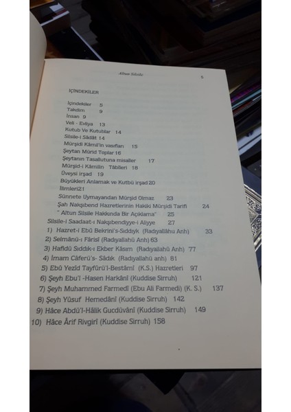 Altun Silsile - Silsilei Sadat-I Nakşibendiyye-I Aliyye modelleri