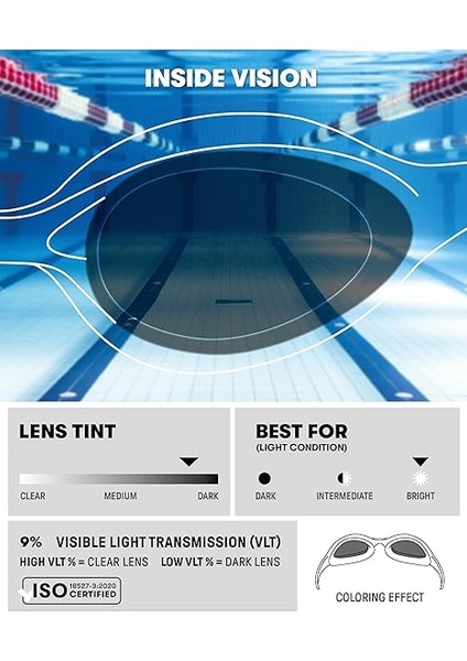 Jr Mirror Unisex Yüzücü Gözlüğü fiyatları