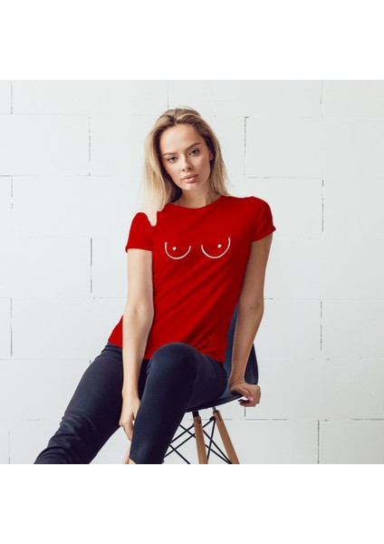 Uncensored Tişört - Kırmızı fiyatları