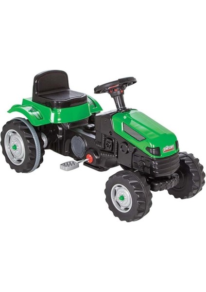 Active Traktör Pedallı, Ayarlanabilir Koltuk, Maks 50 kg Kapasite, 92 x 46 x 38 Cm, 3+ Yaş, Yeşil