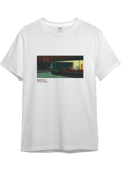 Nighthawks Tişört - Beyaz