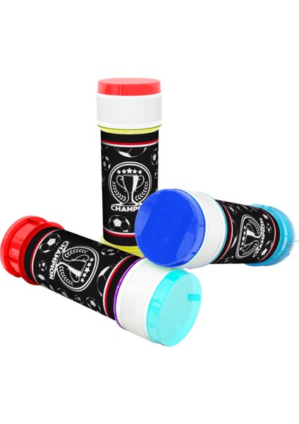 Köpük Balon 4lü -Champion Siyah Beyaz-