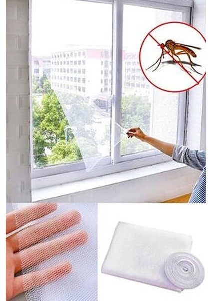 Fay-Tek Tül Sineklik Cam Kapı Sinekliği Kara Sinek Koruyucu + 5mt Bant 100X150 1410 fiyatları