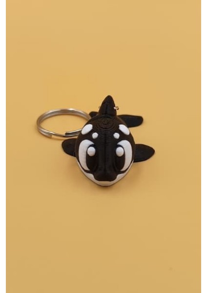 Orka Balinası Hareketli Anahtarlık Çanta Süsü Charm (Katil Balina)