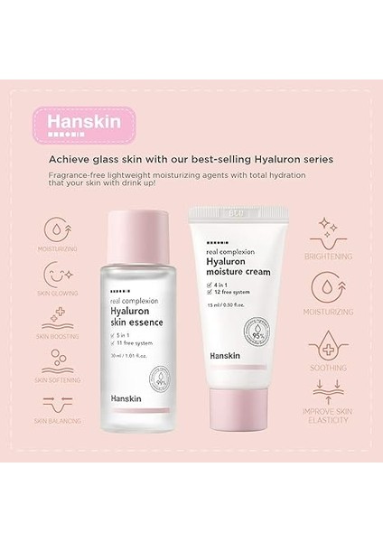 Glass Skin On The Go-Seyahat Boy Cilt Bakım Seti/temizleyici/sakinleştirici/nemlendirici indirimleri