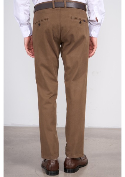 6417 Erkek Julıa Gabardin Regular Yan Cep Pantolon Kahve fırsatları