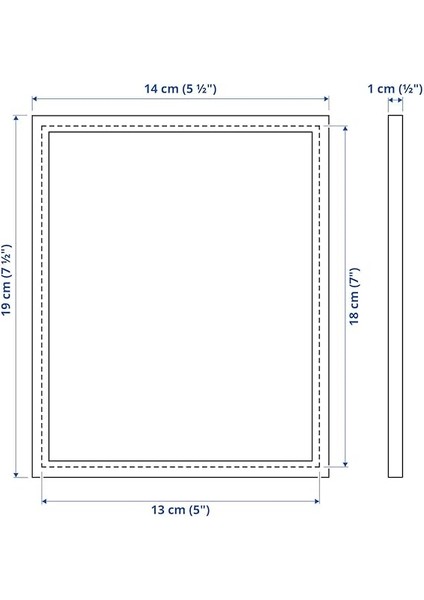 Çerçeve, Siyah, 13X18 cm fiyatları