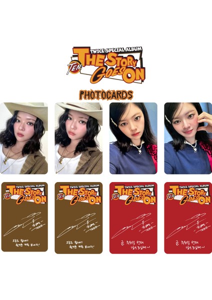 Twıce Jeongyeon '' Ten : The Story Goes On '' Photocards Set