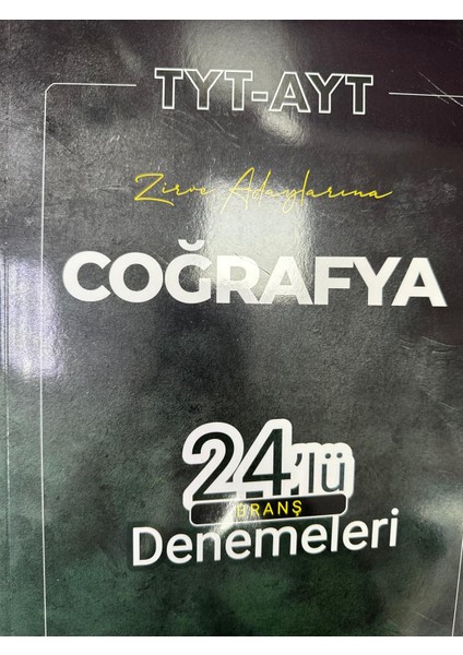 Tyt - Ayt Coğrafya 24 Lü Branş Denemeleri