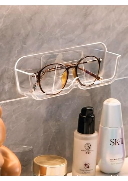 Güneş Gözlüğü Düzenleyici Duvara Monte Gözlük Saklama Plastik Gözlük Standı Gözlük Sergileme, Ev Dekoru (2 Adet) indirimleri