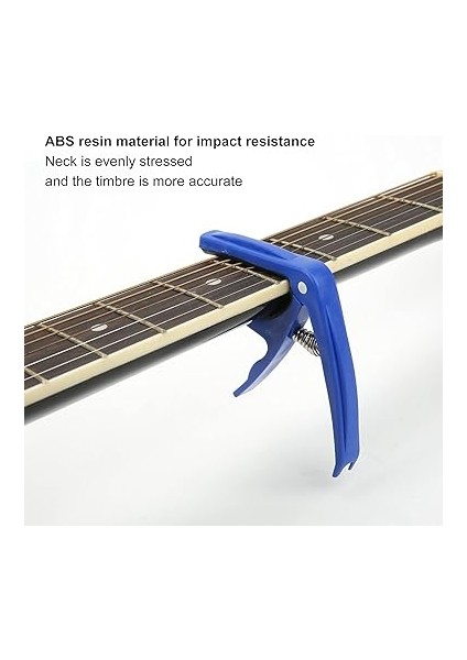 Kelepçeli Abs - Kabuk - String -Enstrüman 6 Tel Kelepçesi 0 Tuning Aksesuarı Springlight Pembe Yaylı Akustik ve Elektro Gitar Çalmak Için (Koyu Mavi) modelleri
