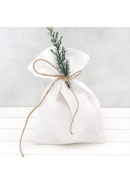 Düz Beyaz Ham Bez Kese, 10X15 cm 10 Adet