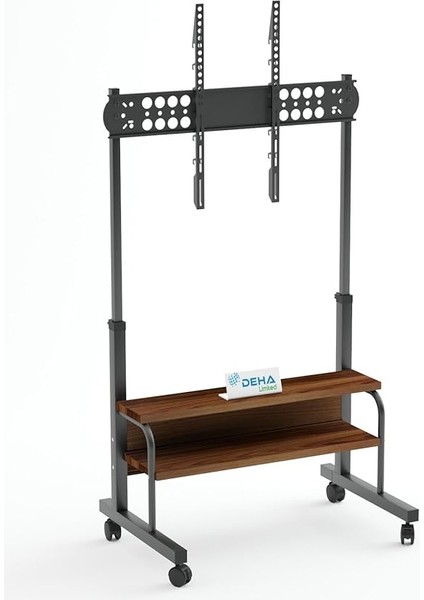 Tekerlekli Yükseklik Ayarlı Tv Duvar Paneli Tv Standı Konsol Hareketli Televizyon Ünitesi fırsatları