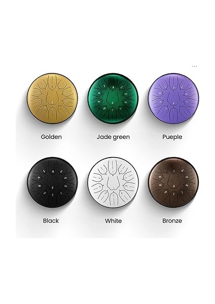 6 Inç 11 Tonlu Çelik D-Key El Pan Davul Davullu Vurmalı Müzik Enstrümanları fırsatları