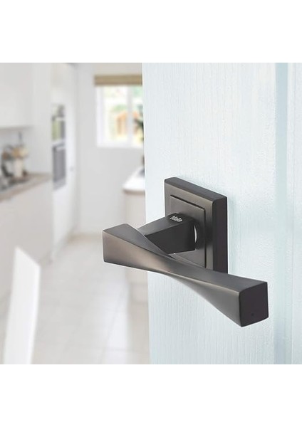 Verona Serisi 35-ZR-8X8-A001-KT-56-11, Rozetli Oda Tipi Kolu, Siyah Mat Kaplama, Parçalar Dahildir fiyatları