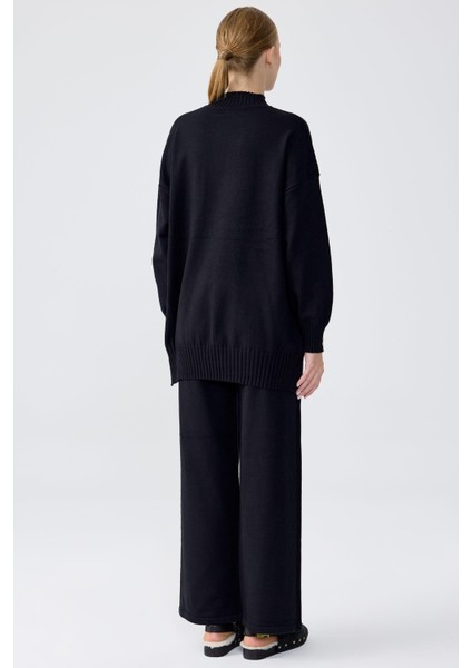 22003 Yanları Düğmeli Triko Ikili Takım fırsatları