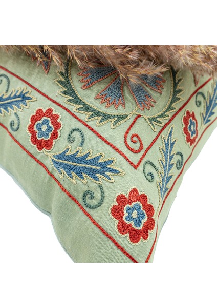 Nivra Çiçekli Ipek Kırlent 50X50 cm fırsatları