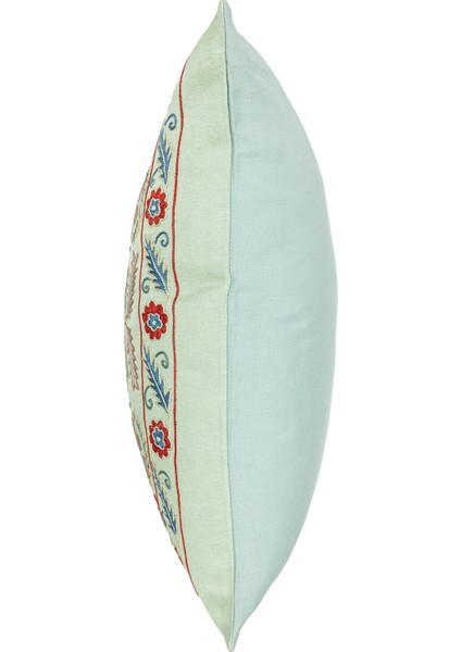 Nivra Çiçekli Ipek Kırlent 50X50 cm