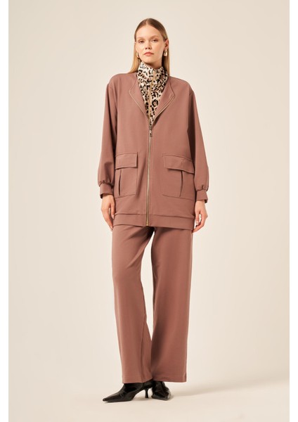 Kadın Iki Ip Takım Kahve 31202 modelleri