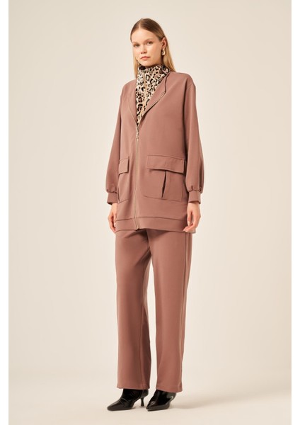 Kadın Iki Ip Takım Kahve 31202 fırsatları