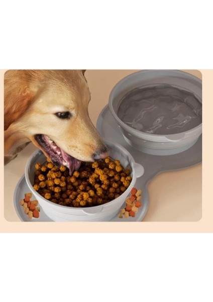 Mikopet Katlanabilir Ikili Mama ve Su Kabı fırsatları