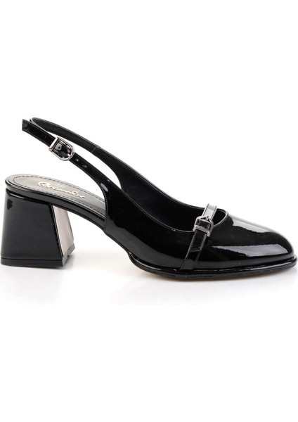 Siyah Kadın Klasik Topuklu Ayakkabı K01231080108