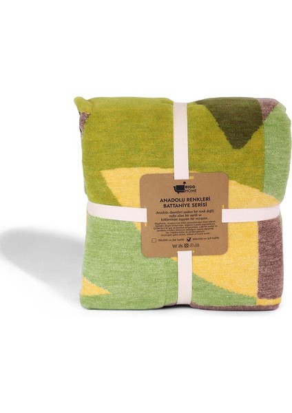 Botanik Çift Kişilik Battaniye 200 x 220 cm