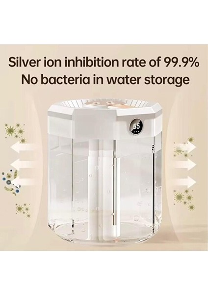 Sonx Şeffaf Gövdeli Dijital Ekranlı Ultrasonik Hava Nemlendirici – Yüksek Buhar Gücü ve Sessiz Çalışma fiyatları