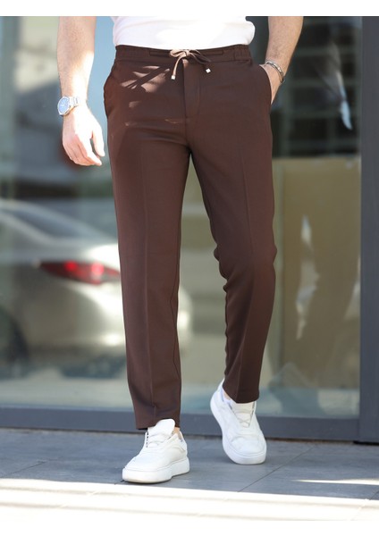 Slim Fit Likralı Jogger Pantolon
