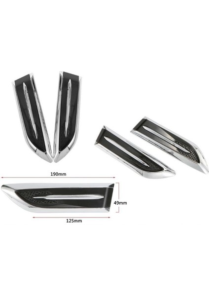 Universal 2'li Bıçak Çamurluk Logosu Geniş Model / YACI185