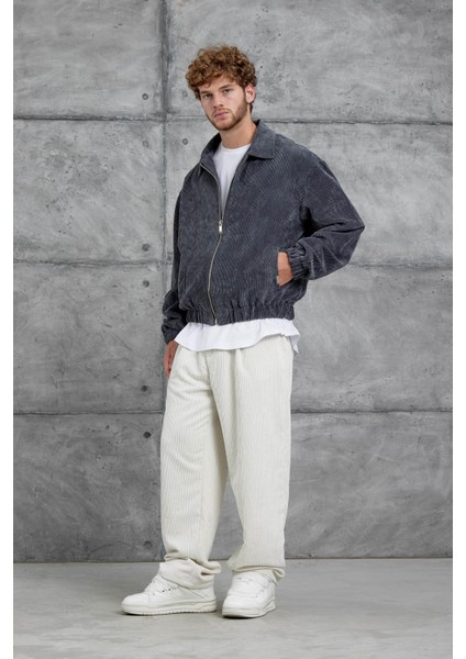 Füme 251 Kadife Kumaş Oversize Ceket modelleri