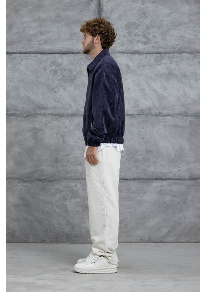 Lacivert 251 Kadife Kumaş Oversize Ceket fırsatları