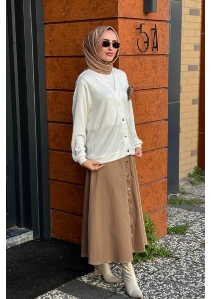 Ceket 26KZ1040 Ekru modelleri