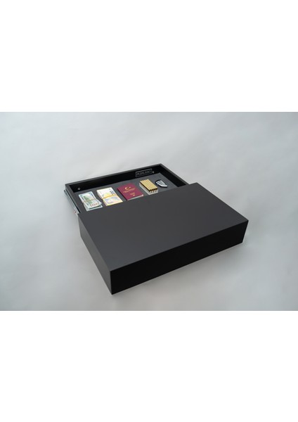 -SLİDE60-SİYAH-LAKE Gizli Bölmeli Ayaksız Dresuar modelleri