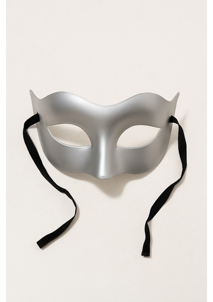 Gri Metalik Parti Maskesi Yetişkin Kadın Için Şık Kostüm Aksesuarı Maske Balosu Model fiyatları