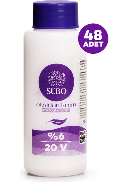 Oksidan Krem %6 20 Volume 48X60 ml indirimleri