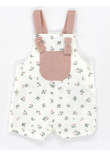 Müslin Çiçek Desenli Salopet 3-6/6-9/9-12/18-24AY fiyatları