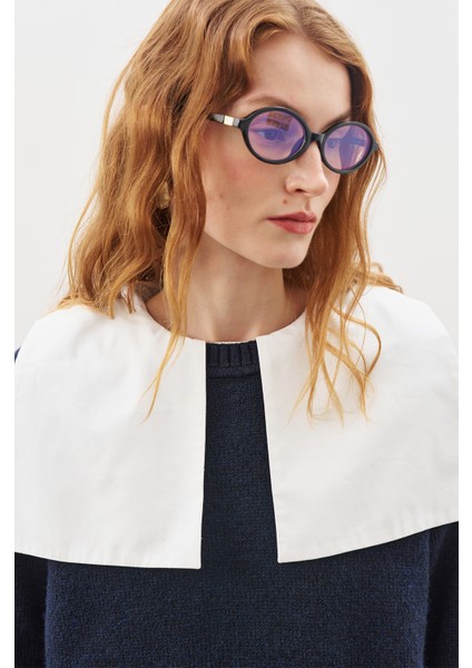 Chunky Oversıze Kazak Lacivert indirimleri