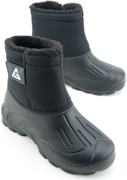 Erkek Kışlık Içi Peluşlu Su Geçirmez Tek Cırt Cırtlı Boğazdan Ayarlanabilir Rahat Taban Günlük Eva Kar Bot Çizme fiyatları