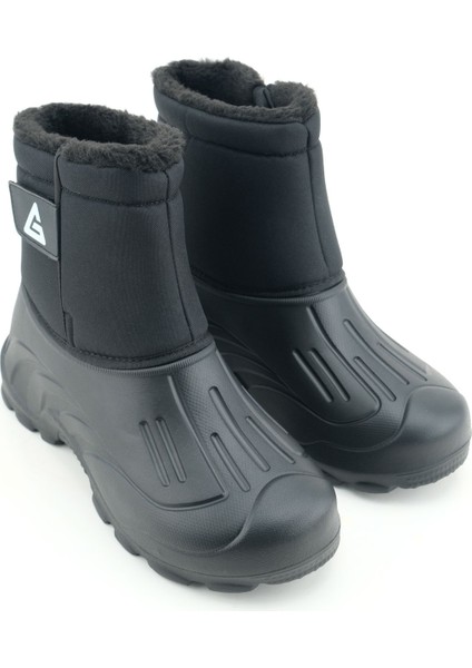 Erkek Kışlık Içi Peluşlu Su Geçirmez Tek Cırt Cırtlı Boğazdan Ayarlanabilir Rahat Taban Günlük Eva Kar Bot Çizme modelleri