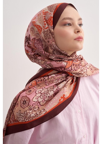 Royal Bordo Vela Floş Şal