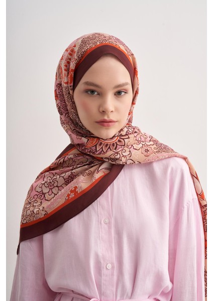 Royal Bordo Vela Floş Şal modelleri