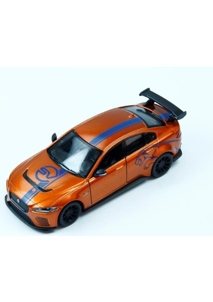 Kinsmart Jaguar Xe Sv Project 8 (Turuncu) 1/32 Model Araba